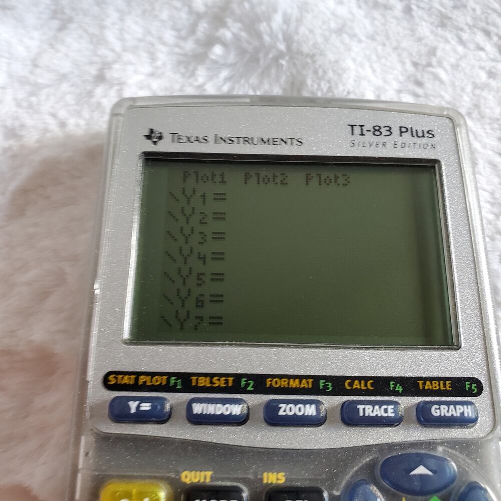 TI 83 Plus Silver Edition Texas Instruments Graphing Calculator - Picture 4 of 9